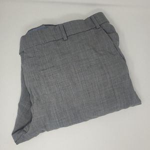 Ballin Men's Flat Front Pants Size 40 Super 120s Wool Comfort‎ EZE Gray (39x29)